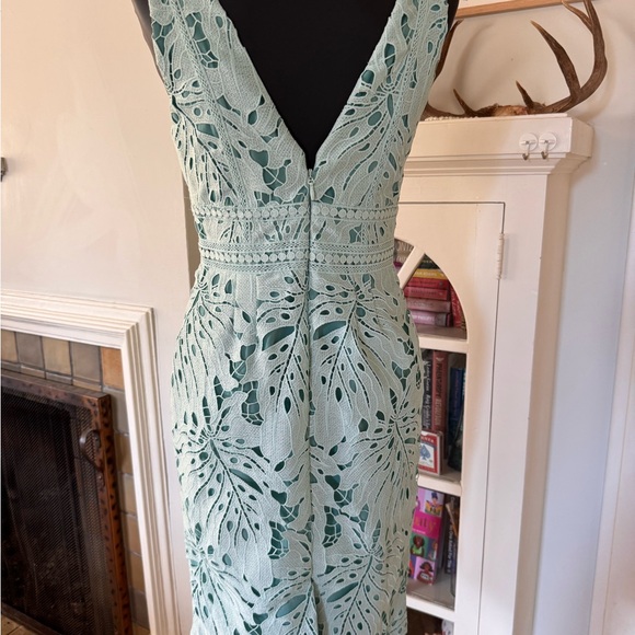Anthropologie Never Worn Mint Lace Dress - Picture 1 of 6